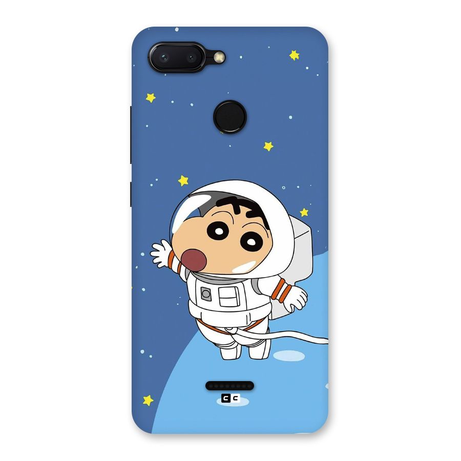 Astronaut Shinchan Back Case for Redmi 6