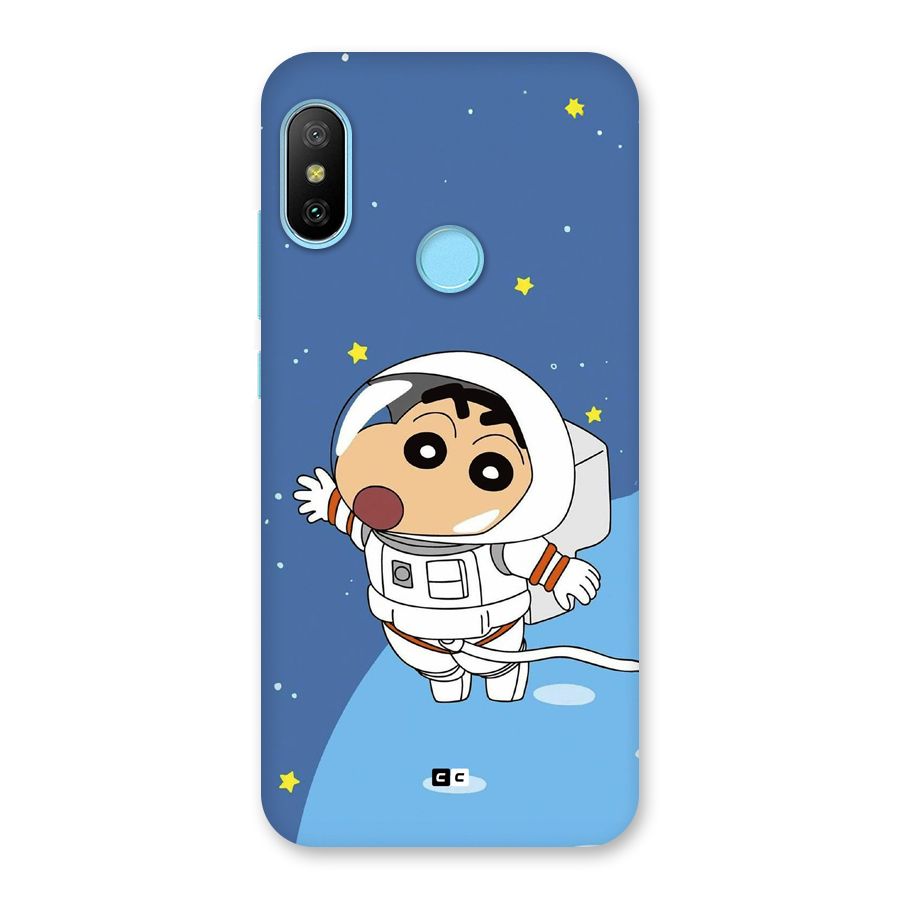 Astronaut Shinchan Back Case for Redmi 6 Pro