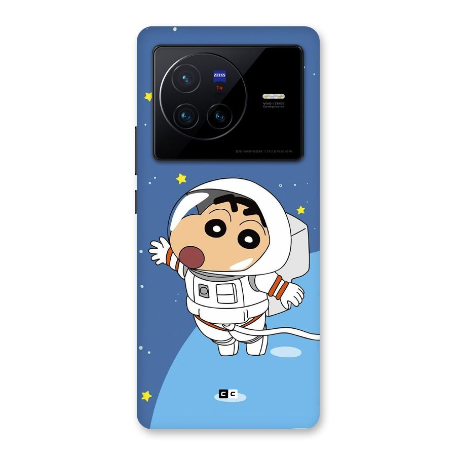 Astronaut Shinchan Back Case for Vivo X80