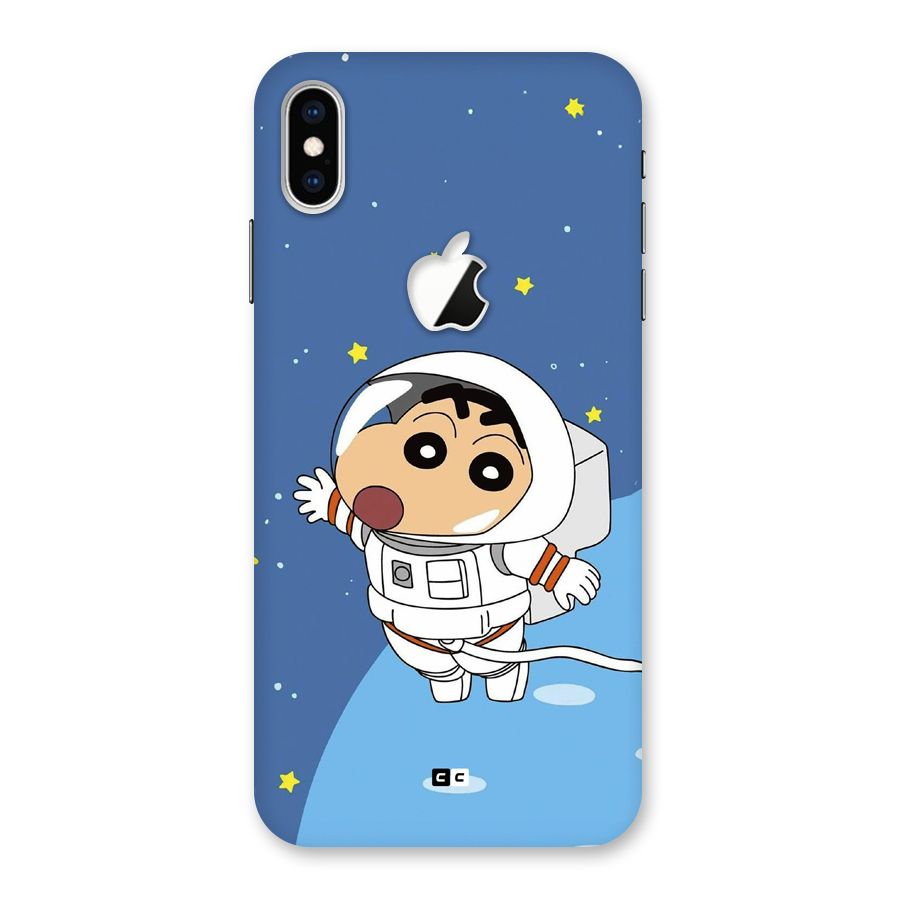 Astronaut Shinchan Back Case for iPhone XS Max Apple Cut