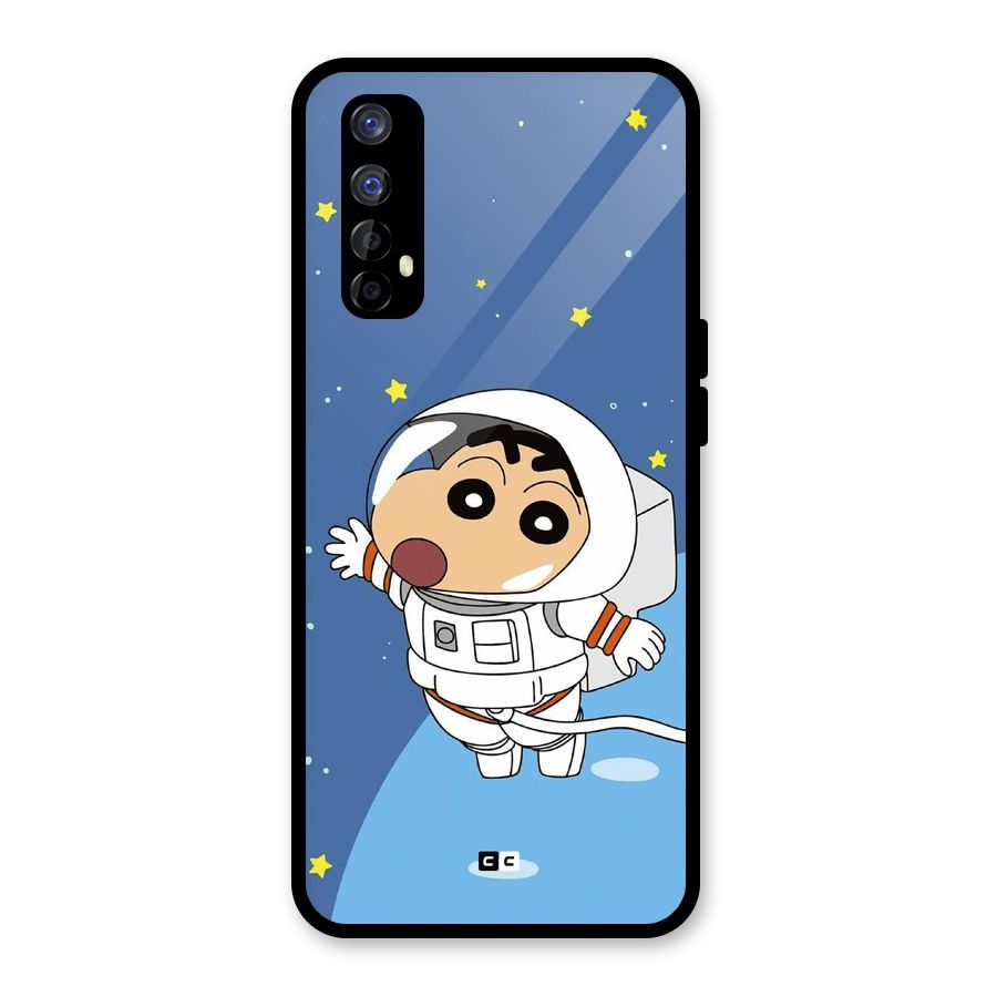 Astronaut Shinchan Glass Back Case for Realme Narzo 20 Pro