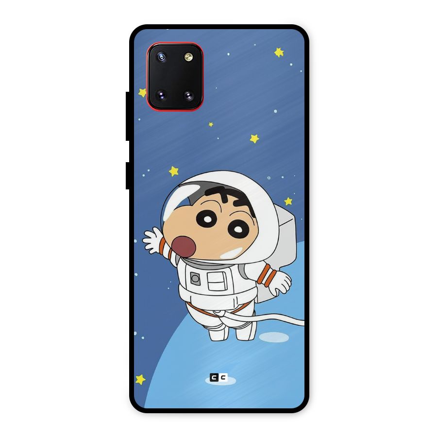Astronaut Shinchan Metal Back Case for Galaxy Note 10 Lite