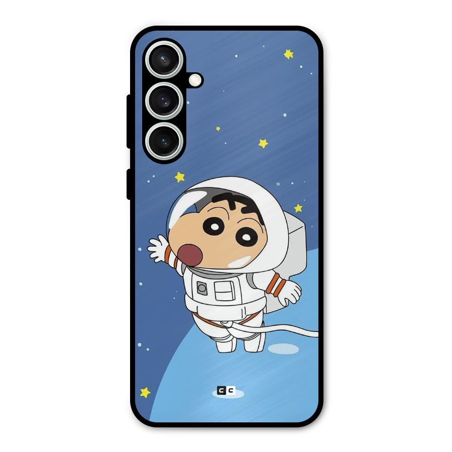 Astronaut Shinchan Metal Back Case for Galaxy S23 FE
