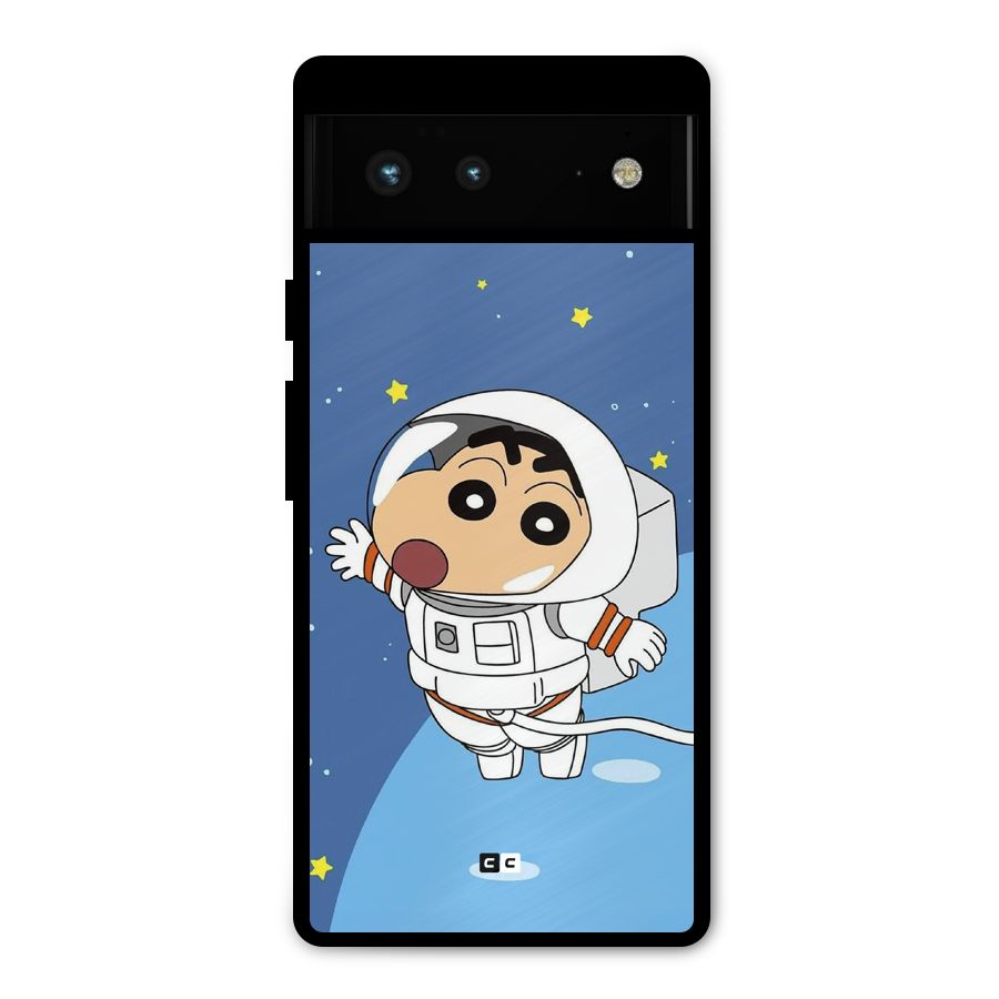 Astronaut Shinchan Metal Back Case for Google Pixel 6