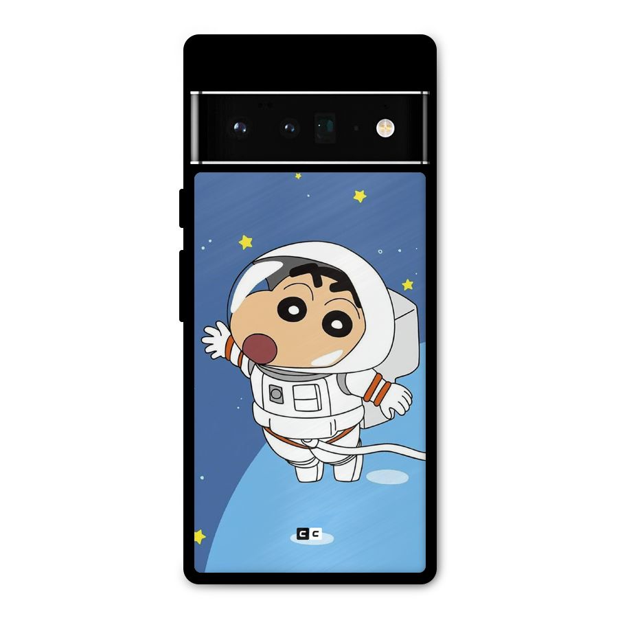 Astronaut Shinchan Metal Back Case for Google Pixel 6 Pro