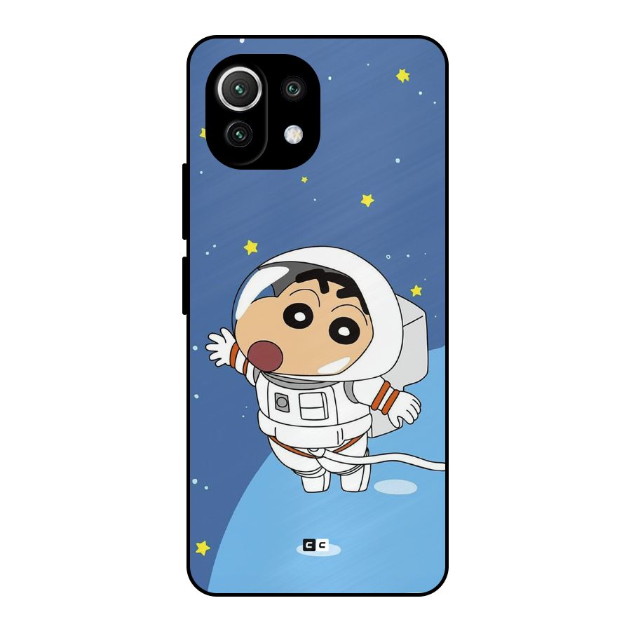 Astronaut Shinchan Metal Back Case for Mi 11 Lite NE 5G