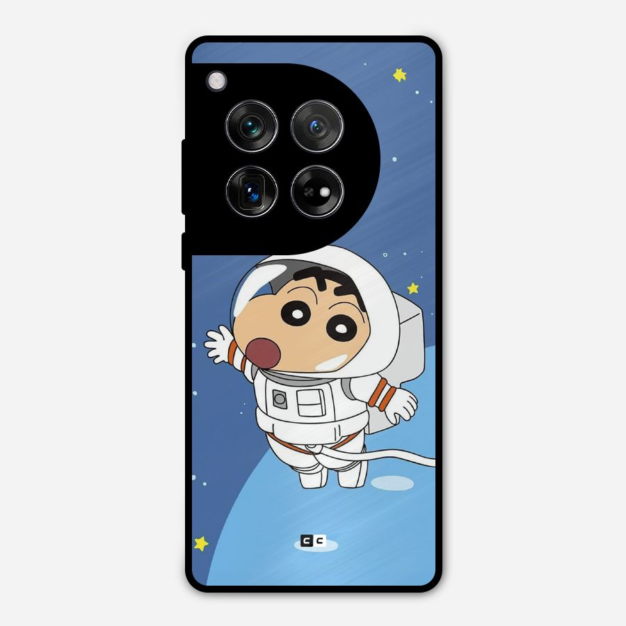 Astronaut Shinchan Metal Back Case for OnePlus 12