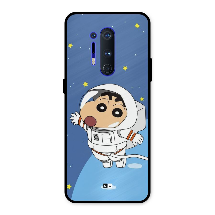 Astronaut Shinchan Metal Back Case for OnePlus 8 Pro