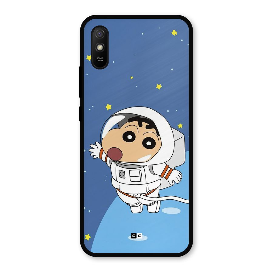 Astronaut Shinchan Metal Back Case for Redmi 9a