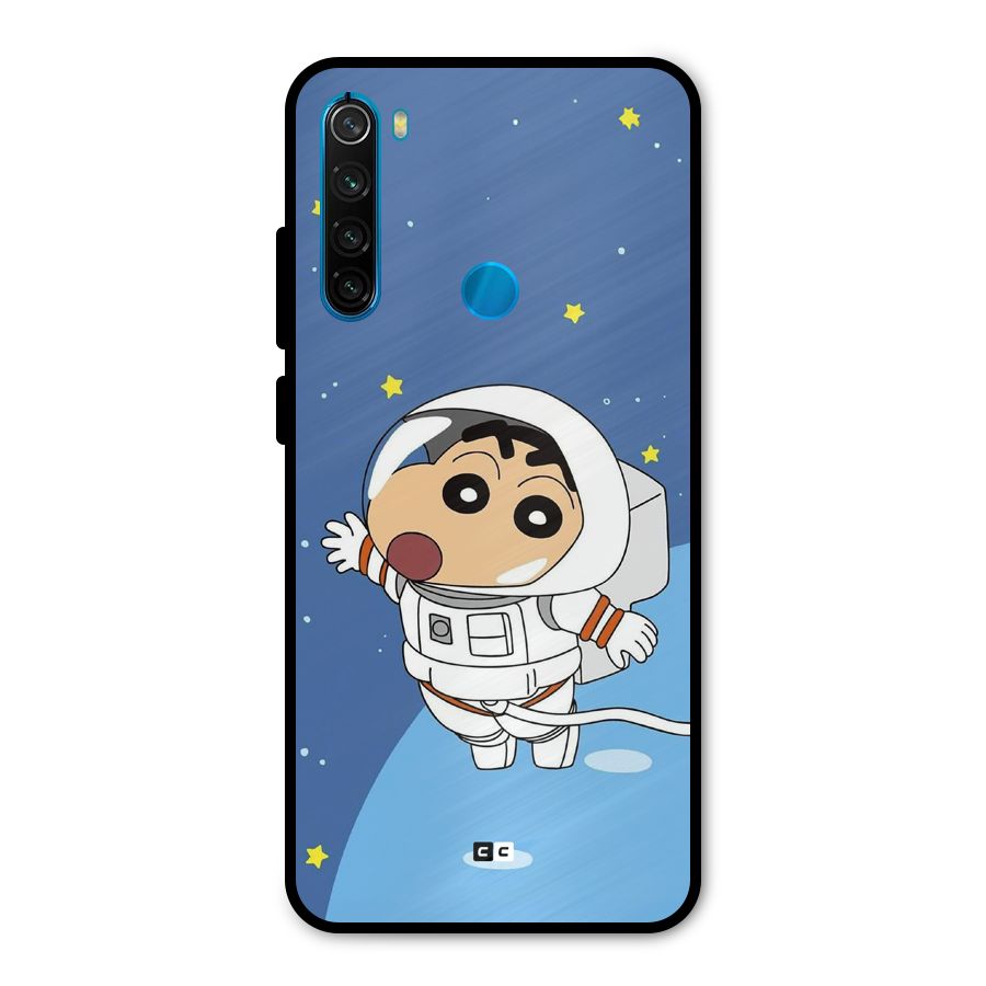 Astronaut Shinchan Metal Back Case for Redmi Note 8