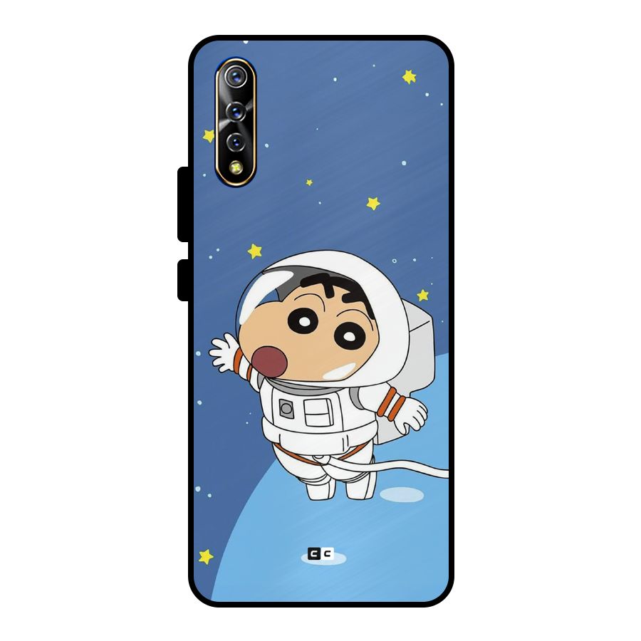 Astronaut Shinchan Metal Back Case for Vivo S1