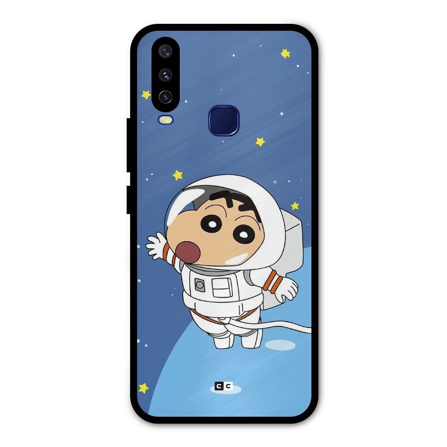 Astronaut Shinchan Metal Back Case for Vivo U10