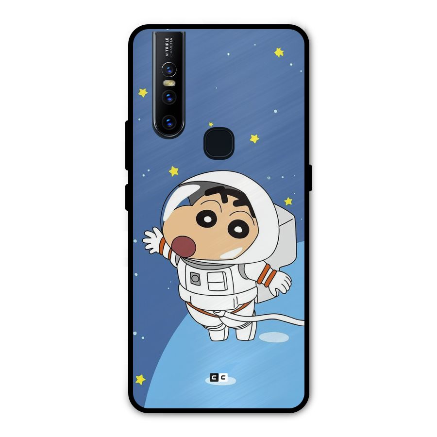 Astronaut Shinchan Metal Back Case for Vivo V15