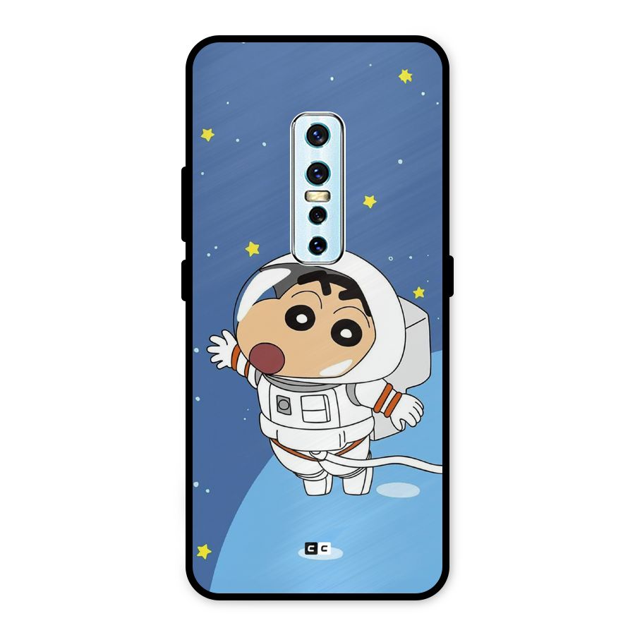 Astronaut Shinchan Metal Back Case for Vivo V17 Pro