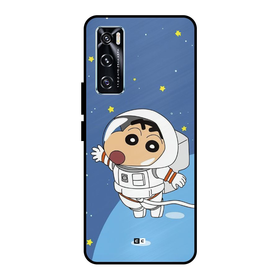 Astronaut Shinchan Metal Back Case for Vivo V20 SE