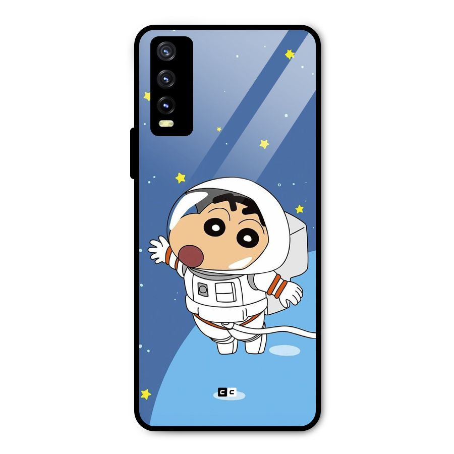 Astronaut Shinchan Metal Back Case for Vivo Y20