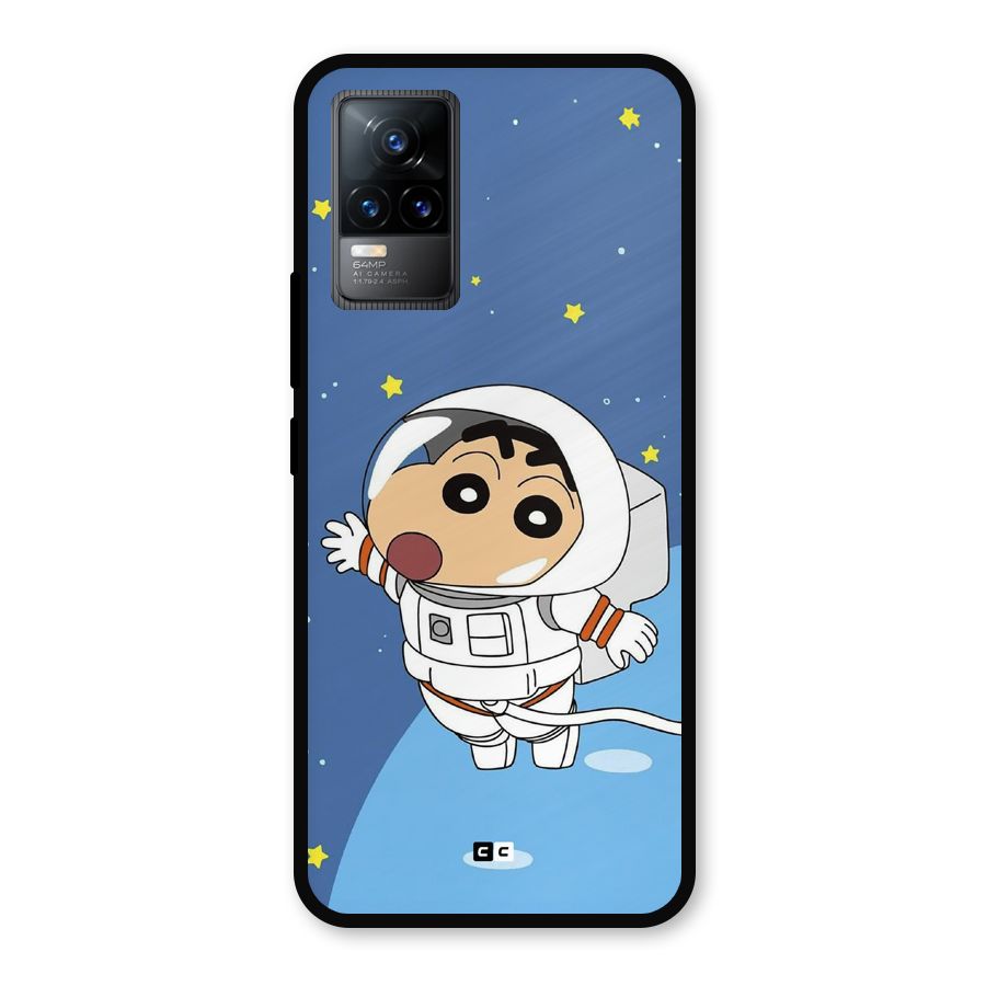 Astronaut Shinchan Metal Back Case for Vivo Y73