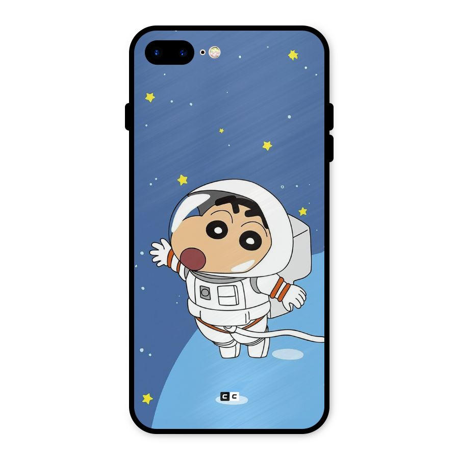 Astronaut Shinchan Metal Back Case for iPhone 7 Plus