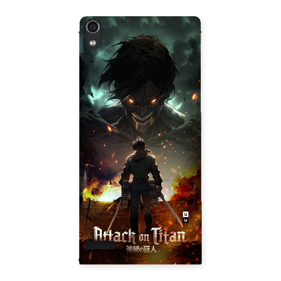 Atack On Titan Back Case for Ascend P6