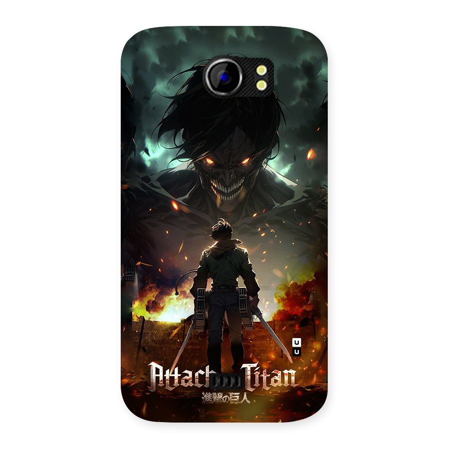 Atack On Titan Back Case for Canvas 2 A110