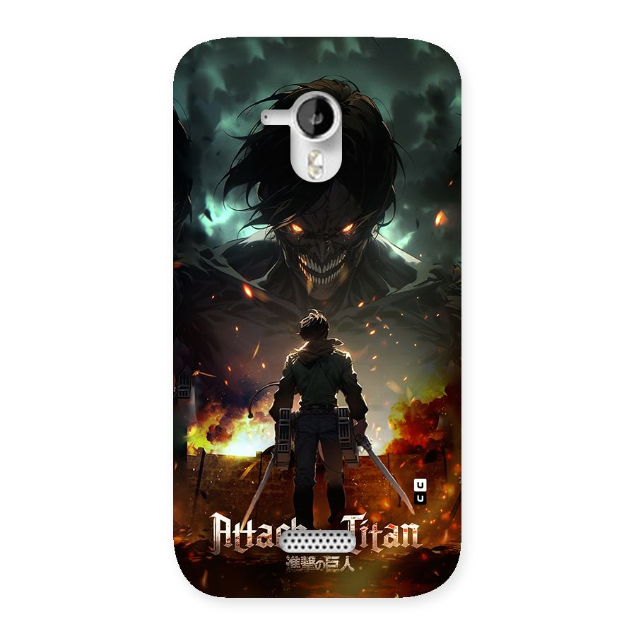 Atack On Titan Back Case for Canvas HD A116