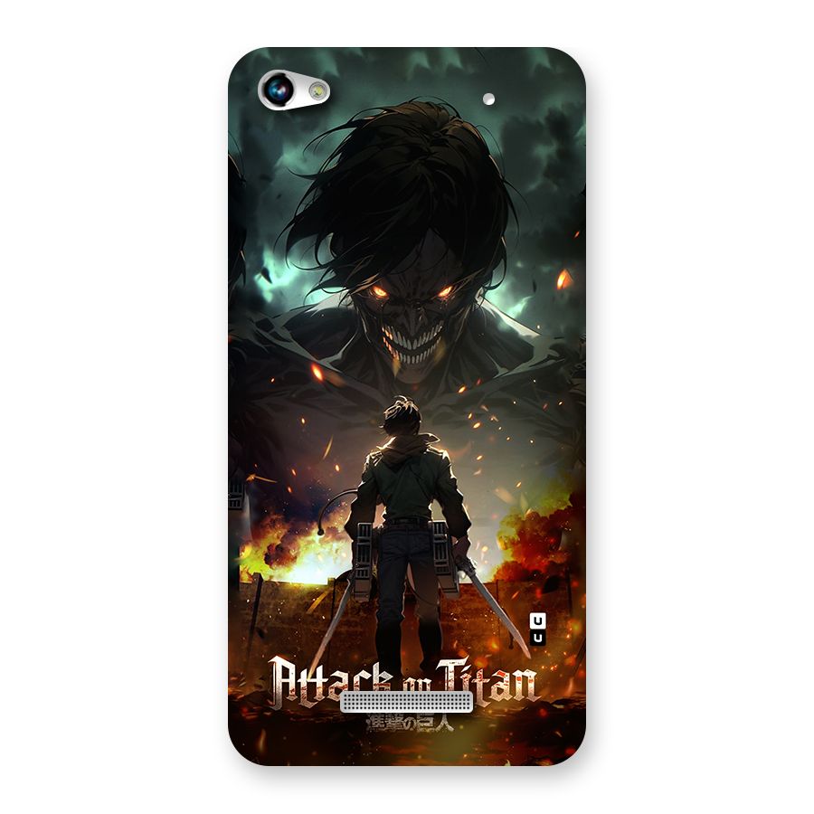 Atack On Titan Back Case for Canvas Hue 2 A316