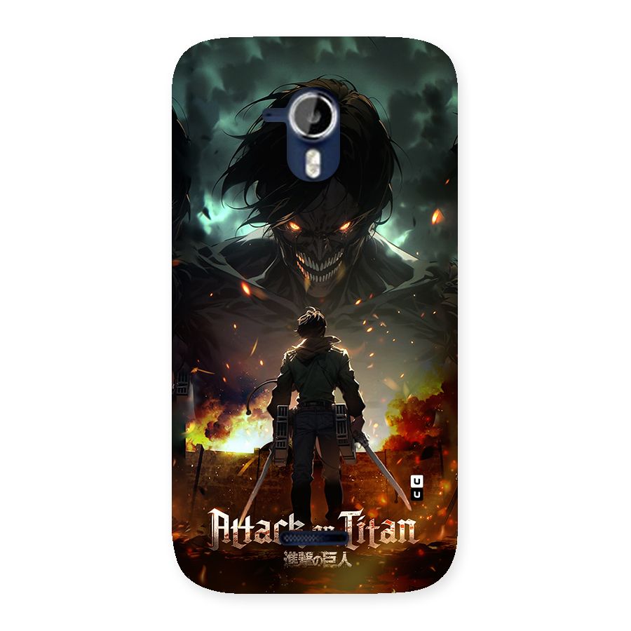 Atack On Titan Back Case for Canvas Magnus A117