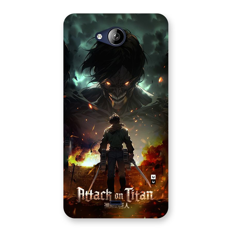 Atack On Titan Back Case for Canvas Play Q355