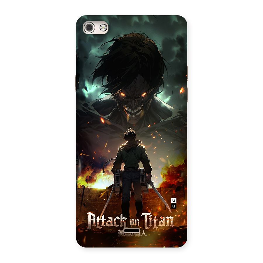 Atack On Titan Back Case for Canvas Silver 5