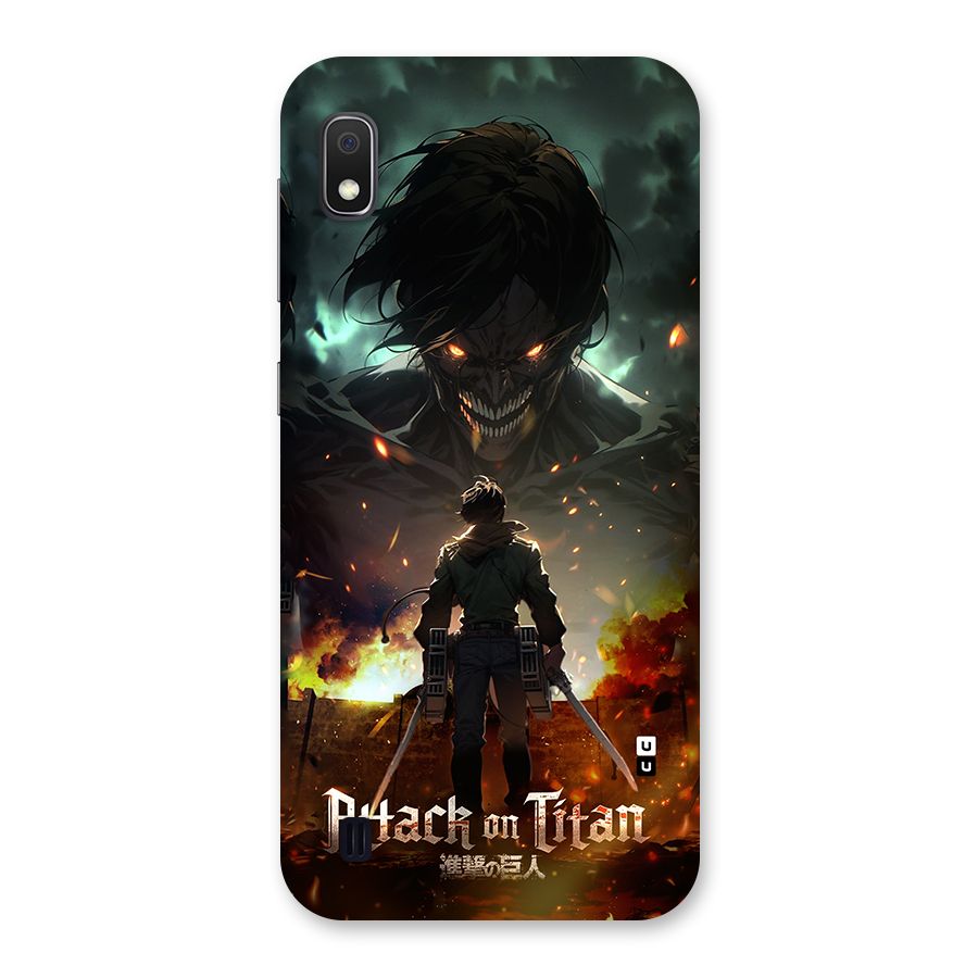 Atack On Titan Back Case for Galaxy A10