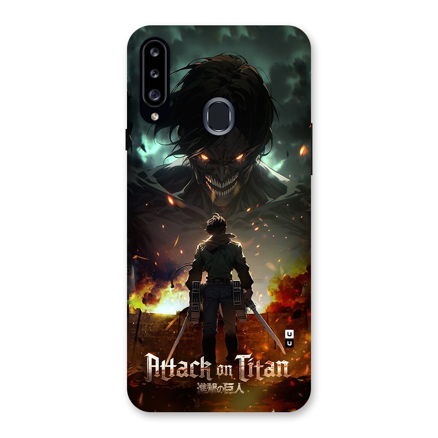 Atack On Titan Back Case for Galaxy A20s