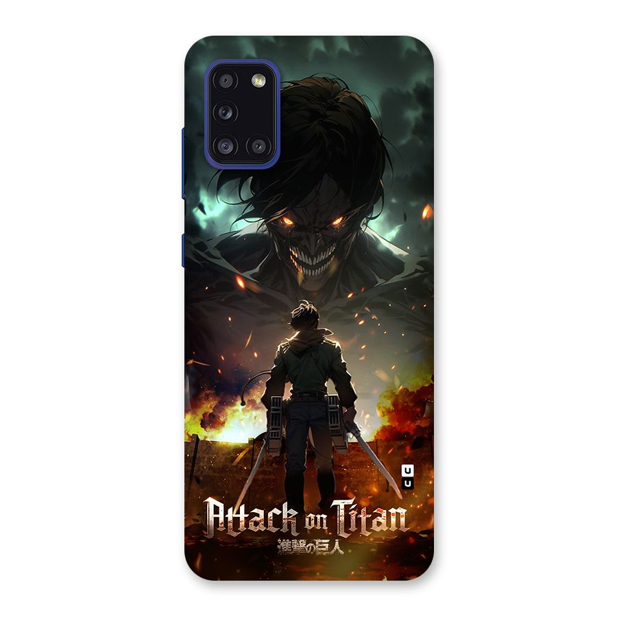 Atack On Titan Back Case for Galaxy A31