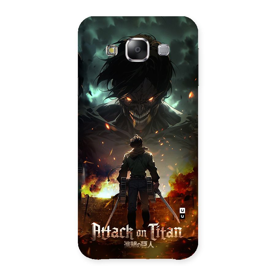 Atack On Titan Back Case for Galaxy E5