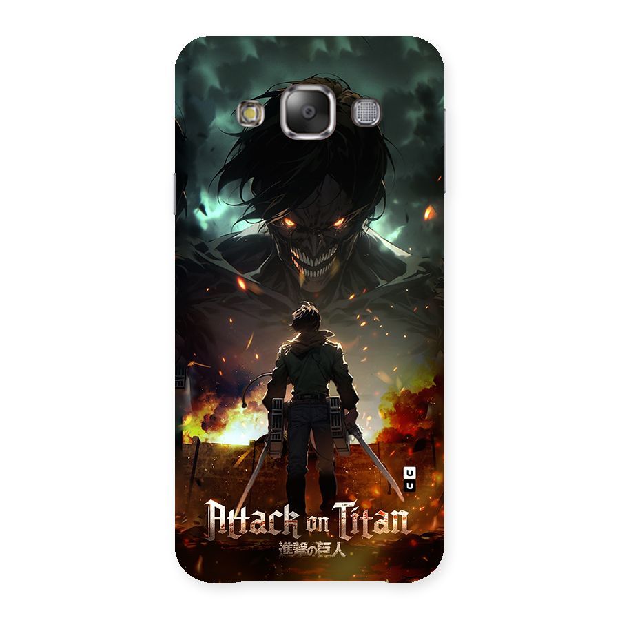 Atack On Titan Back Case for Galaxy E7