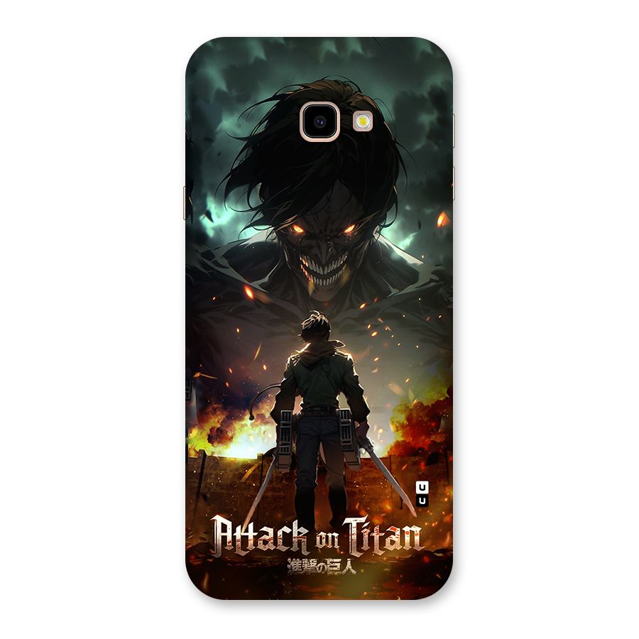 Atack On Titan Back Case for Galaxy J4 Plus