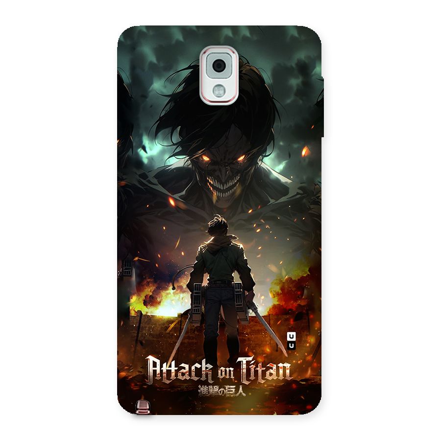 Atack On Titan Back Case for Galaxy Note 3