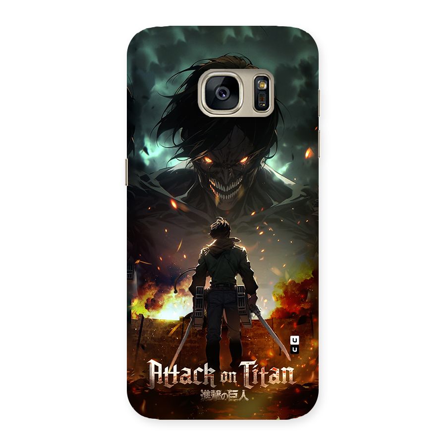 Atack On Titan Back Case for Galaxy S7