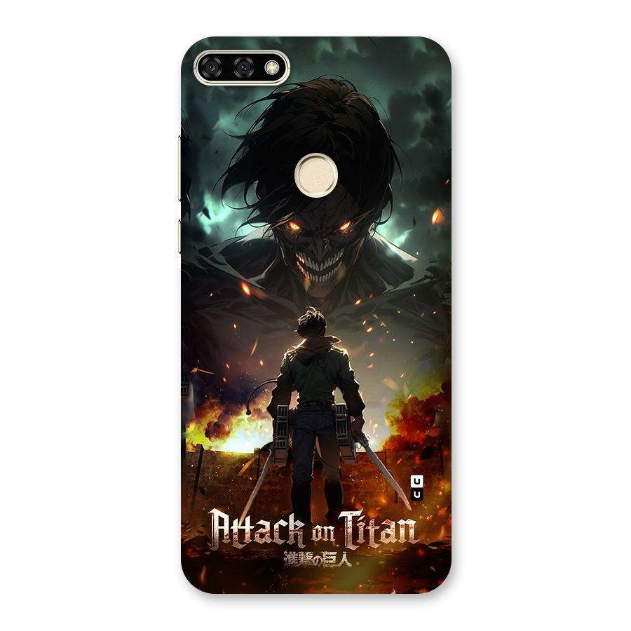 Atack On Titan Back Case for Honor 7A