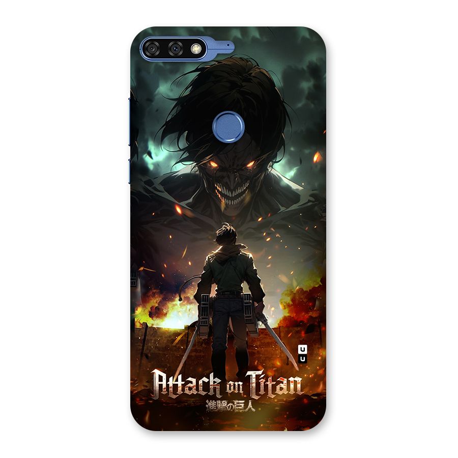 Atack On Titan Back Case for Honor 7C
