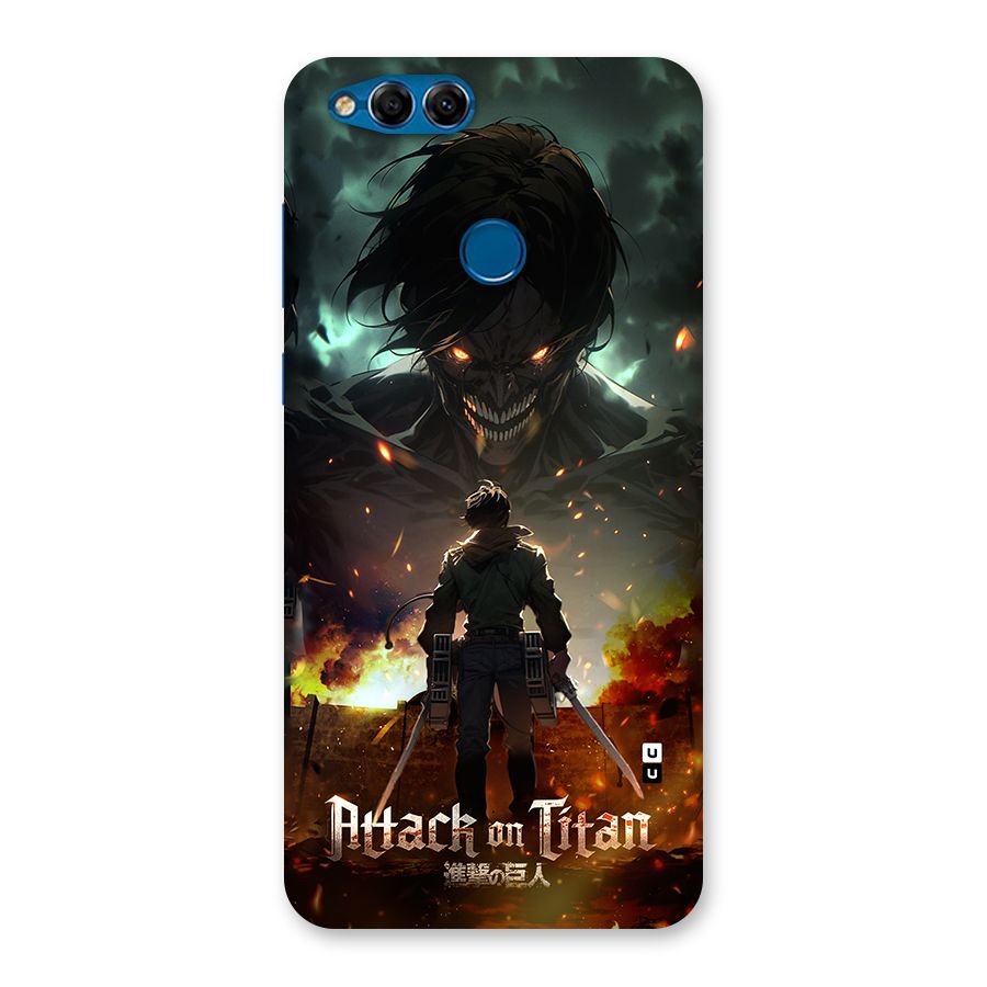 Atack On Titan Back Case for Honor 7X