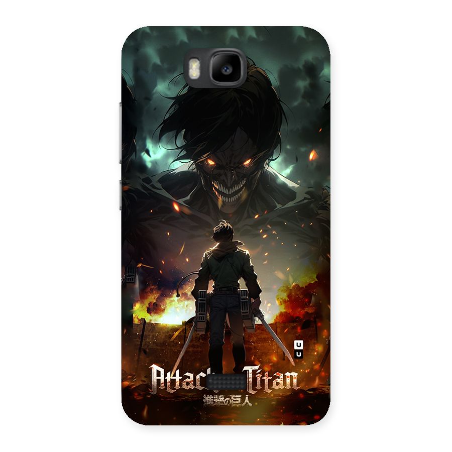 Atack On Titan Back Case for Honor Bee