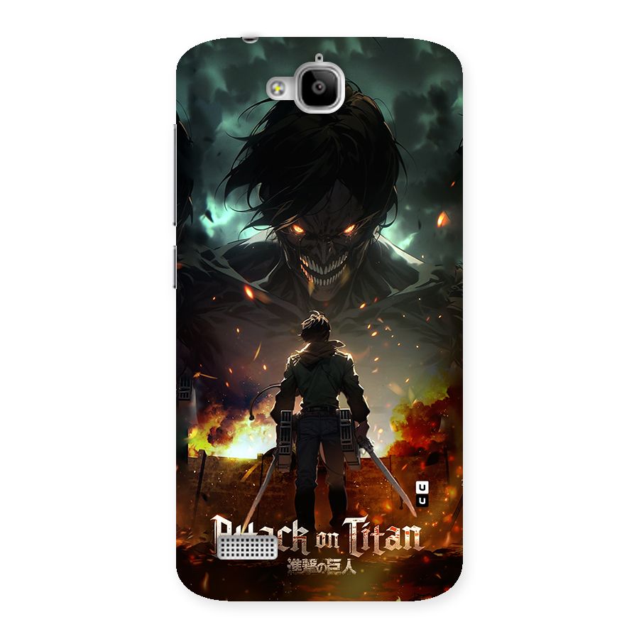 Atack On Titan Back Case for Honor Holly