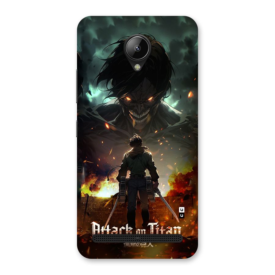 Atack On Titan Back Case for Lenovo C2