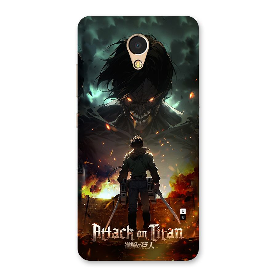 Atack On Titan Back Case for Lenovo P2