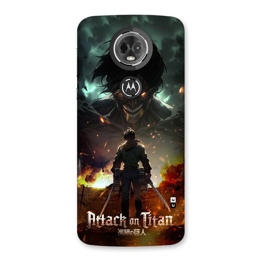 Atack On Titan Back Case for Moto E5 Plus
