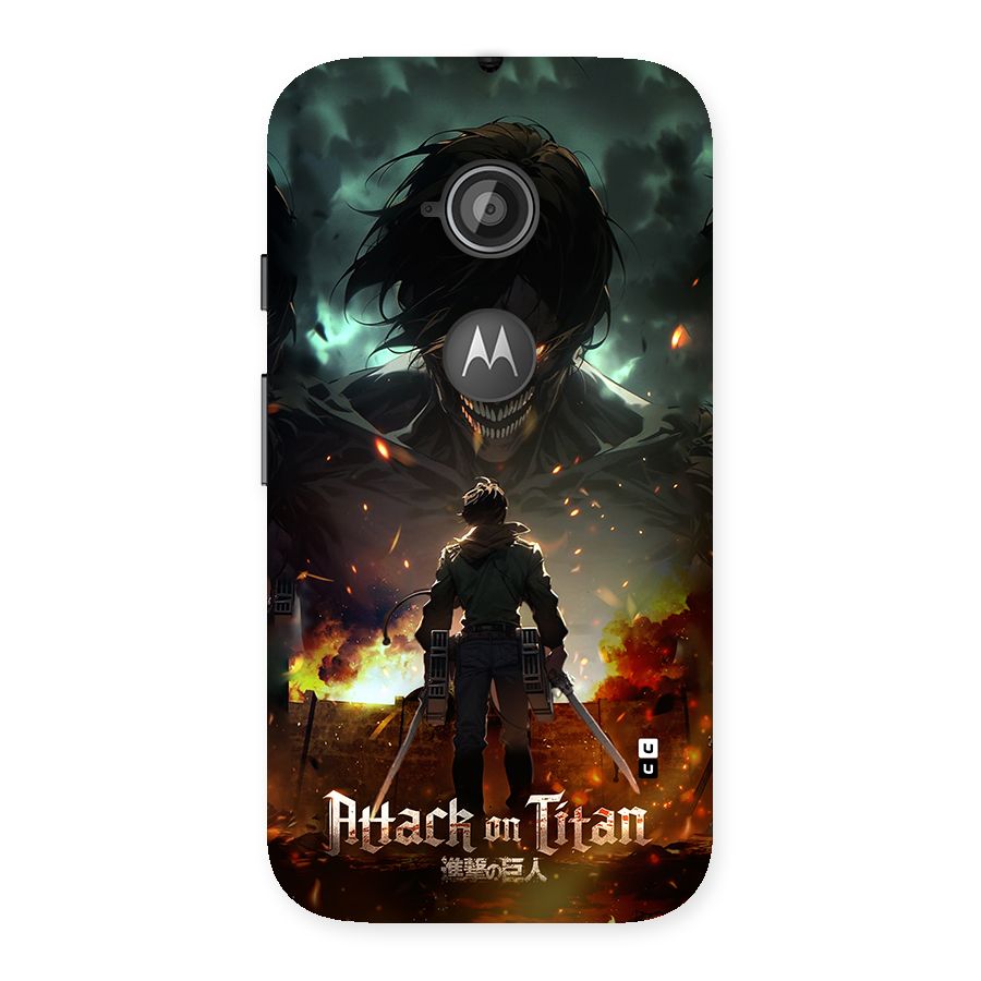 Atack On Titan Back Case for Moto E 2nd Gen