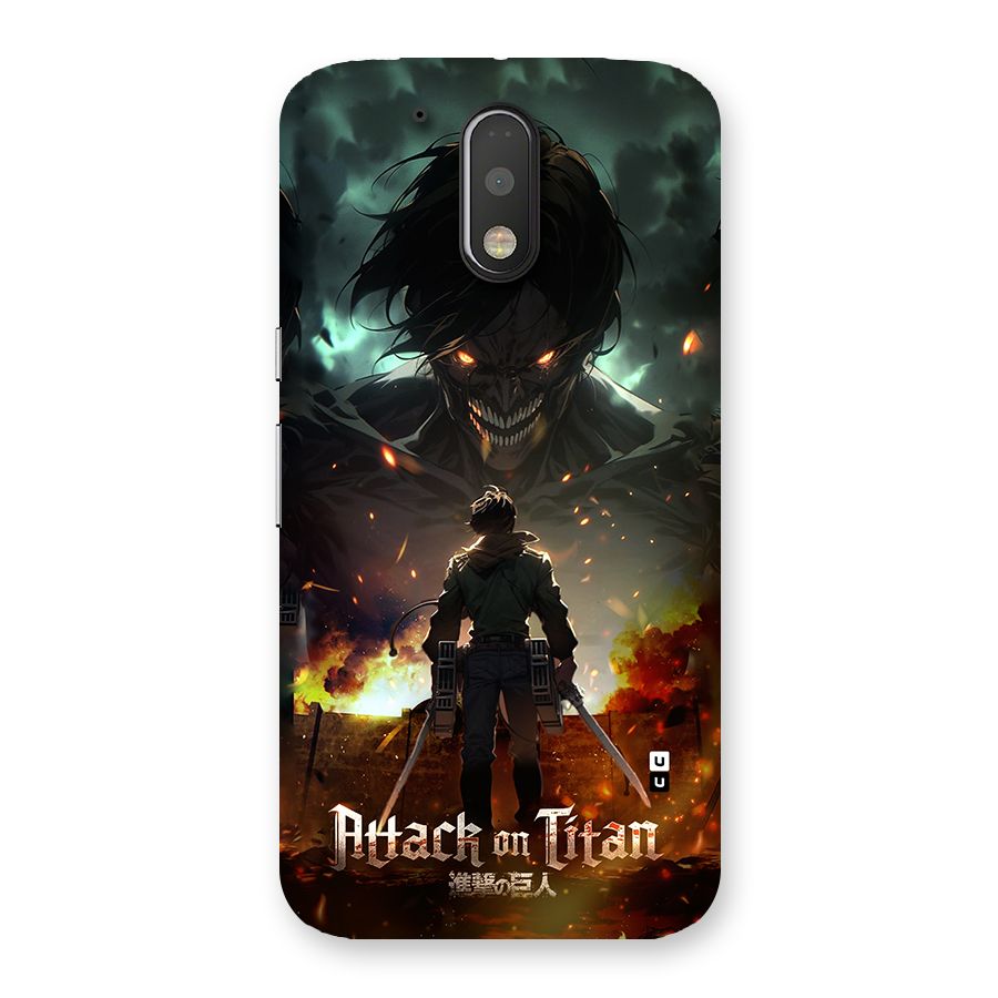 Atack On Titan Back Case for Moto G4