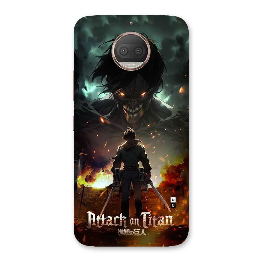 Atack On Titan Back Case for Moto G5s Plus