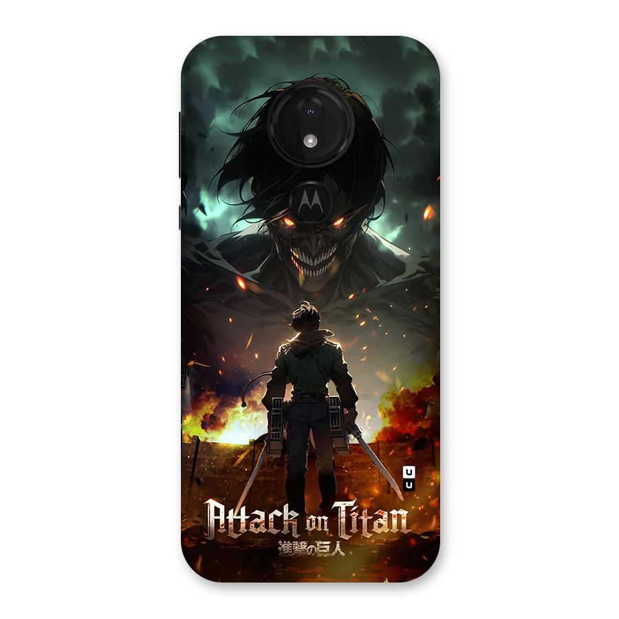 Atack On Titan Back Case for Moto G7 Power