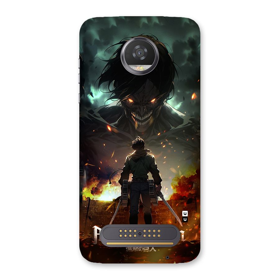 Atack On Titan Back Case for Moto Z2 Play